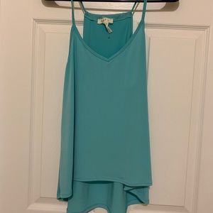 Teal Blue V-Neck Camisole